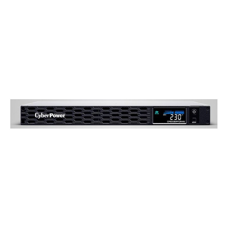 CyberPower UPS, PFC series, 19" 1U, 1500VA/900W, line-interactive, pure sine, USB/RS232, - 247929 - 1