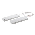 Ultradünner FDP-Magnetkontakt - Speziell für Holzoberfläche - Reed-Technologie - System von 2-Draht - ABS-Kunststoffabdeckung - 
