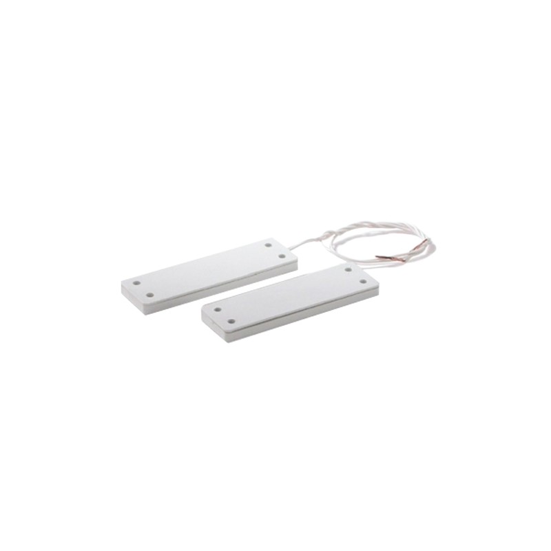 Ultra-thin FDP magnetic contact - Special for wooden surface - Reed technology - System of 2 wires - ABS plastic cover - UP10 - 