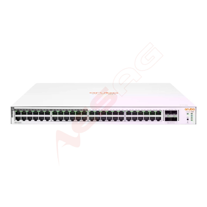 HP Switch 1000Mbit, 48xTP, 4xSFP-Slot, 1830-48G-4SFP-370W, POE Hewlett Packard - Artmar Electronic & Security AG 