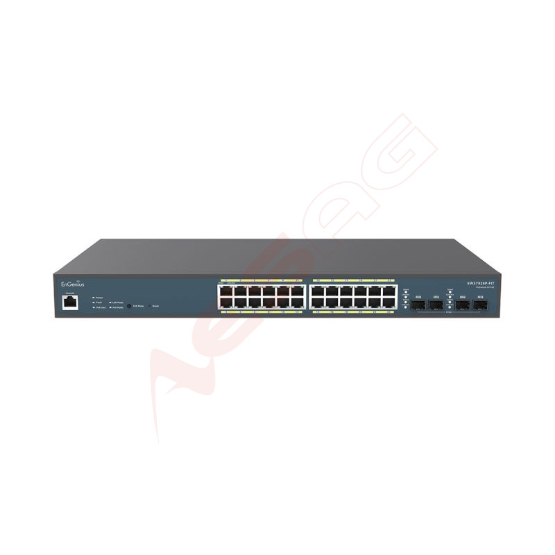 EnGenius FIT Switch 24-port GbE PoE.af/at( ) 185W 4xSFP - EWS7928P-FIT EnGenius - Artmar Electronic & Security AG