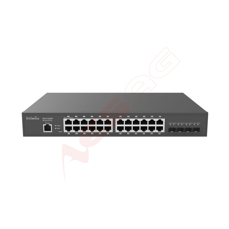 EnGenius Switch full managed 28 Port &bull 24x 1 GbE &bull 4x SFP &bull 13 &bull Lüfterlos &bull ECS1528T &bull EnGenius Cloud E