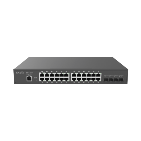 EnGenius Switch full managed 28 Port &bull 24x 1 GbE &bull 4x SFP &bull 13 &bull Lüfterlos &bull ECS1528T &bull EnGenius Cloud E