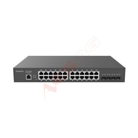 EnGenius Switch full managed 28 Port &bull 24x 1 GbE &bull 4x SFP &bull 13 &bull Lüfterlos &bull ECS1528T &bull EnGenius Cloud E