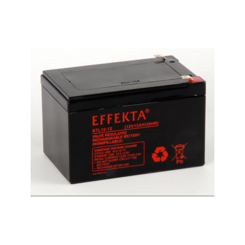 Effekta zbh. Akku 12V/ 12Ah,10-Jahresbatterien - 168125 - 2