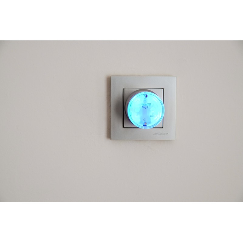 Shelly · Plug & Play "Plug S Gen3 Matter" · Smarter Zwischenstecker · 12A · Messfunktion · WLAN · Matter · BT · weiß - 234379 - 