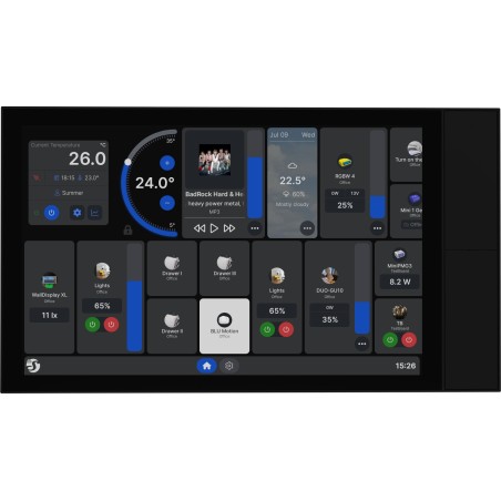 Shelly - Flush-mounted - "Wall Display XL Black" - Control center - 10.1" - WLAN - BT - black - 249097 - 1