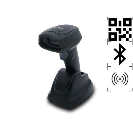 Cash register barcode scanner AS-3310 - High-end wireless 2D barcode scanner, Bluetooth, USB-KIT, black - 249428 - 1