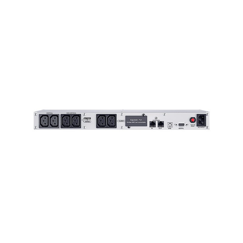 CyberPower UPS, PFC series, 19" 1U, 700VA/420W, line-interactive, pure sine, USB/RS232, - 245580 - 5