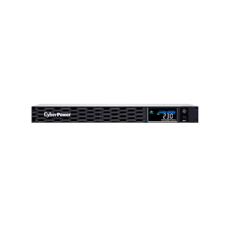 CyberPower UPS, PFC series, 19" 1U, 500VA/300W, line-interactive, pure sine, USB/RS232, - 247942 - 3
