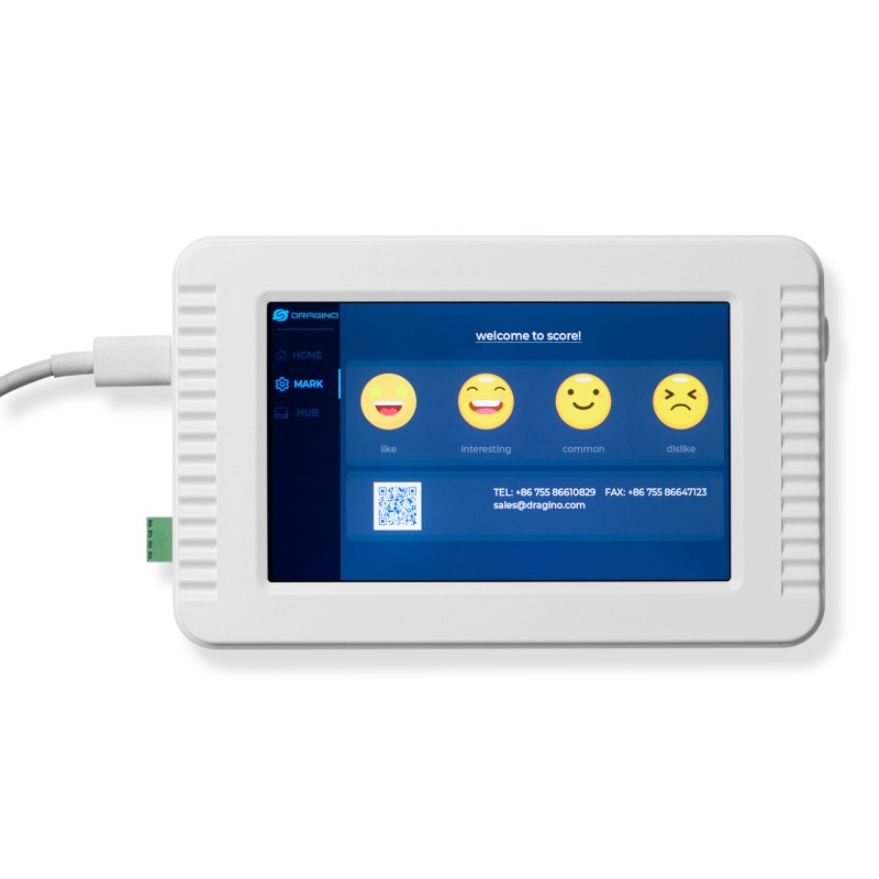 DRAGINO · Sensor · LoRa · HMI Touchscreen · LTS5-EU868 - 246672 - 3