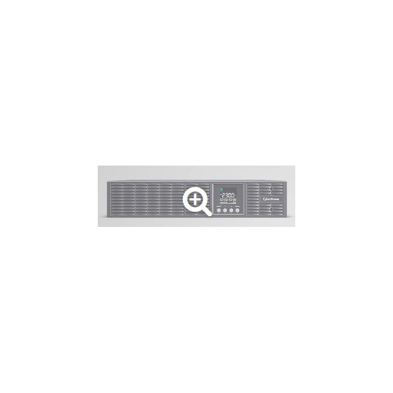 CyberPower USV, OLS Tower/19"-Serie, 3000VA/2700W, 2HE, On-Line, LCD, USB/RS232, incl. SNMP-Karte eingebaut(RMCARD205), - 222243