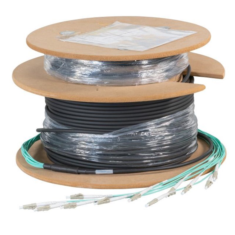 LWL-Kabel, Trunkkabel U-DQ(ZN)BH 8G 50/125, LC/LC OM4 180m