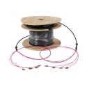 Fiber optic cable, trunk cable U-DQ(ZN)BH 4G 50/125, LC/LC OM4 160m, reel, Synergy21 - 207866 - 1