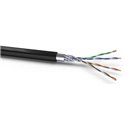 Voka 1000MHz CAT7 Halo S-STP(S/FTP) XLAN 100m Ring Black, Water Proof,