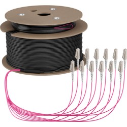 LWL-Kabel, Trunkkabel U-DQ(ZN)BH 12G 50/125, LC/LC OM4 130m - 231750 - 1
