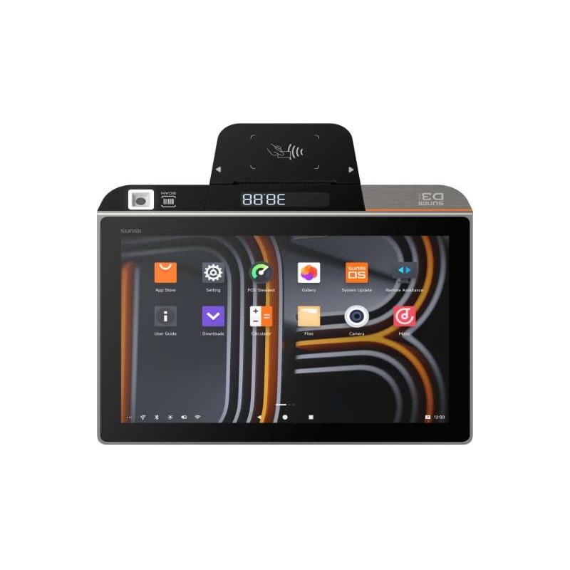 Kasse D3 mini - Touchsystem, 10.1" Widescreen Display, Preisanzeige, 58mm Bondrucker, Android 13, NFCKasse D3 mini - Touchsystem