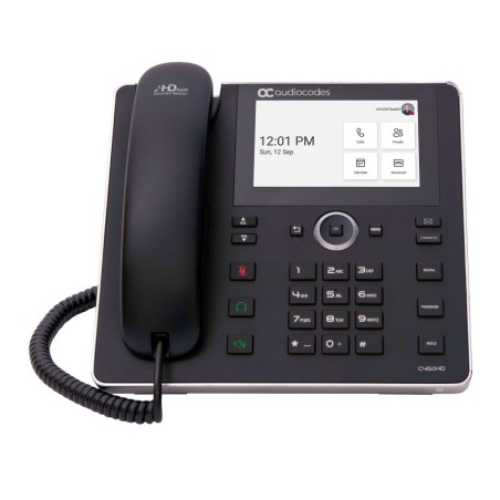 AudioCodes IPC450HD IP-Phone PoE GbE black - 216882 - 1