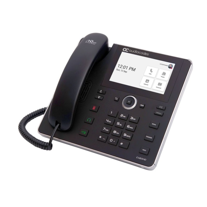 AudioCodes IPC450HD IP-Phone PoE GbE black - 216882 - 2