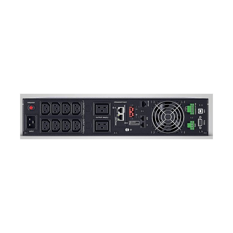 CyberPower UPS, OLS Tower/19" series, 3000VA/2700W, 2U, On-Line, LCD, USB/RS232, incl. built-in SNMP card (RMCARD205), - 222243 