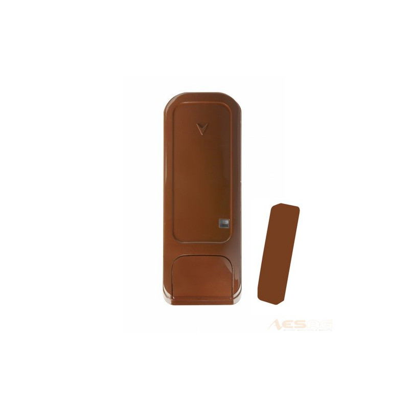 Visonic PowerG wireless opening detector, brown