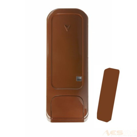 Visonic PowerG wireless opening detector, brown