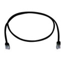 Telegärtner Patchkabel CAT5e, 5m, schwarz, FTP(F/UTP), kurze Tülle, - 136895 - 2