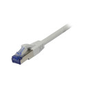 Patch cable RJ45, CAT6A 500Mhz, 2m, white, S-STP(S/FTP), component tested (GHMT certified), AWG26, Synergy 21 - 166289 - 2