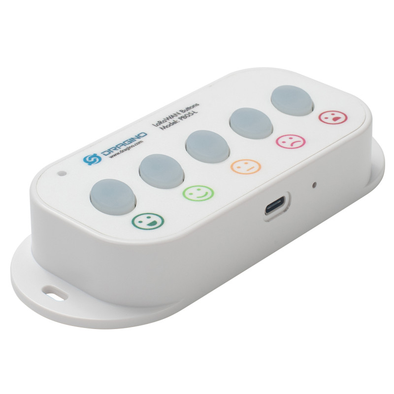 DRAGINO · Sensor · LoRa · 5fach Taster · PB05-L-EU868 - 246671 - 9