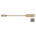 Telegärtner cable Disconnect CP-Link, white, 0.2m, RJ45 male/female, DDCP-Link, - 167484 - 3