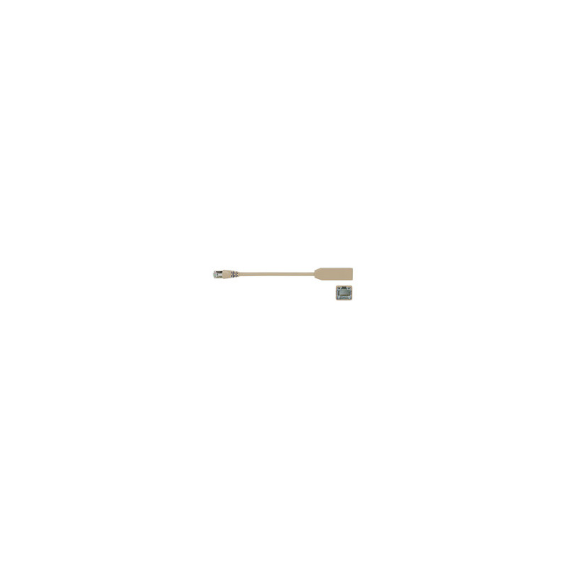 Telegärtner cable Disconnect CP-Link, white, 0.2m, RJ45 male/female, DDCP-Link, - 167484 - 3