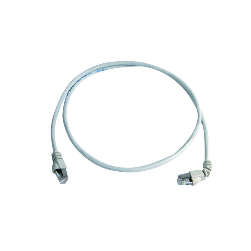 Telegärtner Patchkabel CAT6A, 0,5m, S/FTP, 1x90° - 1x180°, (ISO/IEC), - 169605 - 2