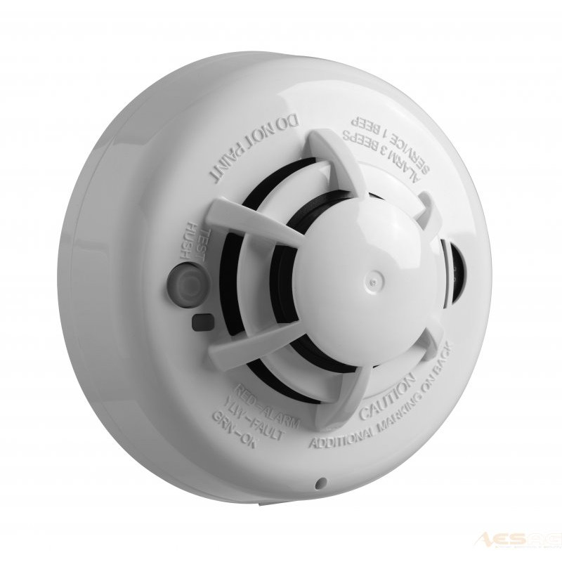 Visonic PowerG wireless smoke and heat detector