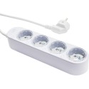 Shelly · Plug & Play "Power Strip 4 Gen4" · Smarte Steckdosenleiste · 4x 12A · Messfunktion · WLAN · Zigbee · Matter · BT · weiß