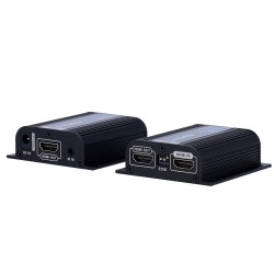 HDMI-Signalverlängerung - Reichweite 40 m - Auflösung 4K - Erlaubt 1 Verbindungen:1 - HDMI-Schleifenausgang - POC - Kabel-Stromv