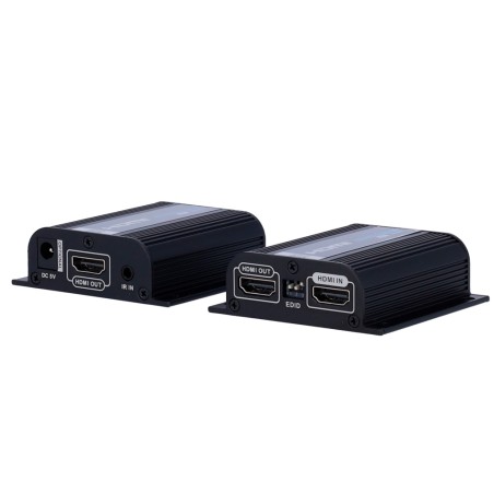 HDMI-Signalverlängerung - Reichweite 40 m - Auflösung 4K - Erlaubt 1 Verbindungen:1 - HDMI-Schleifenausgang - POC - Kabel-Stromv