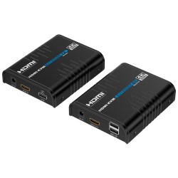 HDMI Signal KVM Extender - Reichweite 120 m - Auflösung 4K - Erlaubt 1 Verbindungen:M - HDMI-EXT-PRO-4K60-KVM - 1