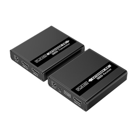 HDMI Signal KVM Extender - Reichweite 40 m - Auflösung 4K - Erlaubt 1 Verbindungen:1 - HDMI-Schleifenausgang - HDMI-KVM-EXT-40M 