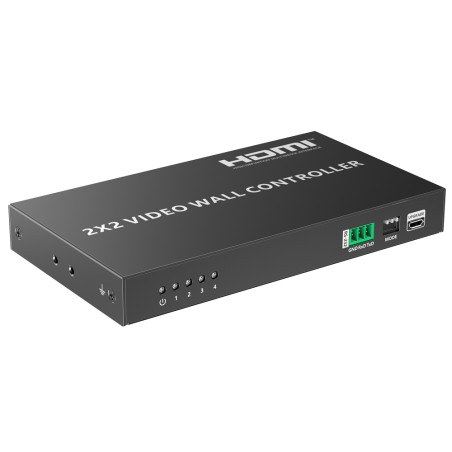 Elektronik Videowand HDMI - Videowand 2x2 - Erlaubt 1:4 - FHD-Auflösung - HDMI-VW-4-1080p60 - 1