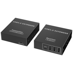 USB-Extender 3.0 LAN - 1 USB Eingang - 4 USB aussgang - Maximale Verbindungslänge 50m - Plug and Play - USB-EXT-4-30 - 1