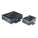 Active VGA extender - Transmitter and receiver - Range 100 m - Via Cat UTP cable 5/5e/6 - Up to 1920x1440 - Power supply DC - VG