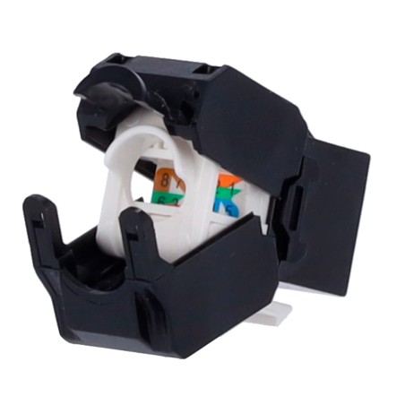 UTP-Kabelanschluss - Ausgangsstecker RJ45 - Kompatible UTP-Kategorie 6A - Einfache Installation ohne Werkzeuge - Geringe Verlust