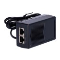Passiver PoE-Injektor - Eingabe/Ausgabe RJ45 10/100 Mbps - Leistung 15 W - Maximale Entfernung 100 m - Geschwindigkeit 100M - St