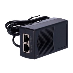 Passiver PoE-Injektor - Eingabe/Ausgabe RJ45 10/100 Mbps - Leistung 15 W - Maximale Entfernung 100 m - Geschwindigkeit 100M - St