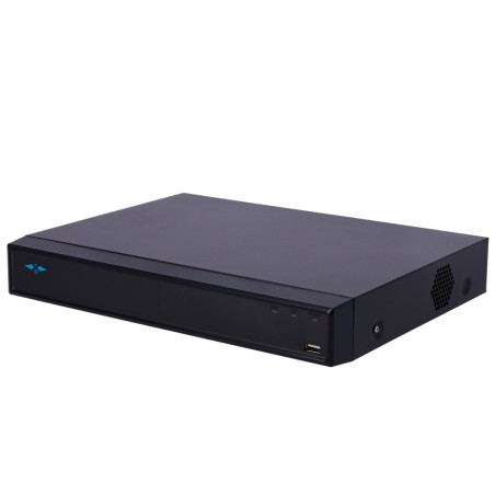Video recorder 5n1 X-Security - 4 CH HDTVI/HDCVI/AHD/CVBS (5Mpx) + 2 IP (6Mpx) - Audio via coaxial - Recording resolution 5M-N -