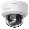 HiLook - IP-Dome-Kamera - Auflösung 4 Megapixel (2560x1440) - Linse 2.8 mm | Integriertes Mikrofon - Hybridlicht 20 m | PoE IEEE