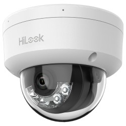 HiLook - IP-Dome-Kamera - Auflösung 6 Megapixel (3200x1800) - Linse 2.8 mm | Integriertes Mikrofon - Hybridlicht 30 m | PoE IEEE