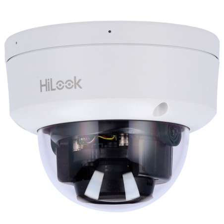 HiLook - IP Dome Camera - Resolution 6 Megapixel (3200x1800) - Motorised varifocal lens 2.8~12 mm | Microphone - Hybrid light - 