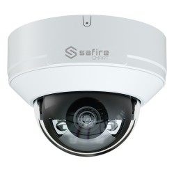 Safire Smart - Câmara Dome IP gama E1 Inteligência Artificial - Auflösung 6 Megapixel (3200x1800) - Objektiv 2.8 mm | Audio IN |