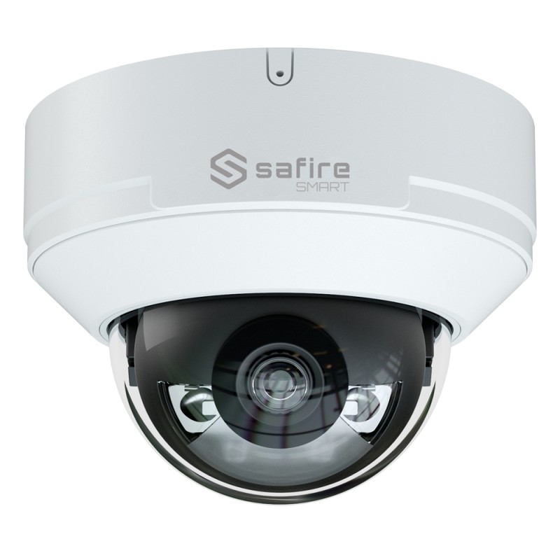 Safire Smart - Câmara Dome IP gama E1 Inteligência Artificial - Auflösung 6 Megapixel (3200x1800) - Objektiv 2.8 mm | Audio IN |